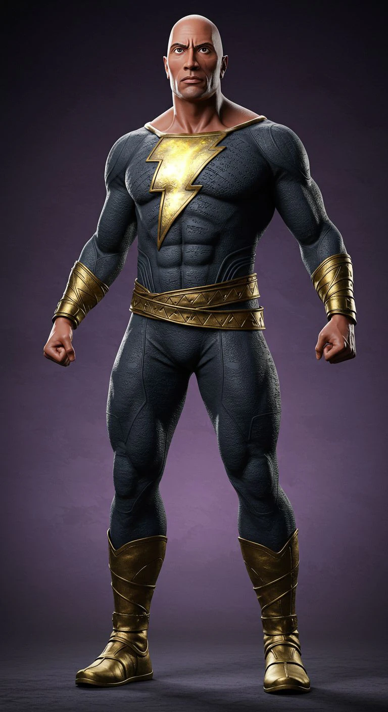 Bonecos 3d style manga anime black adam style caricato 3D Print Model .c4d .max .obj .3ds .fbx .stl .blend 
