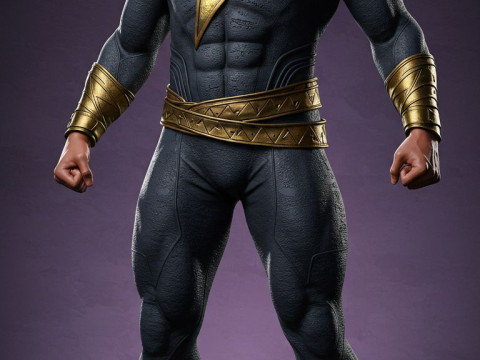 Bonecos 3d 스타일 만화 애니메이션 블랙 아담 스타일 카리카토 3D 프린트 모델