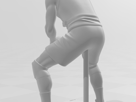 Bonecos gaya 3d manga anime giba gaya voli caricato Model Cetak 3D