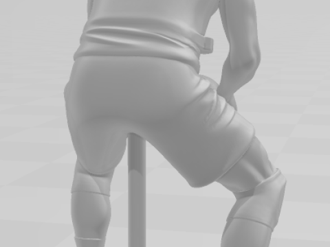 Bonecos gaya 3d manga anime giba gaya voli caricato Model Cetak 3D