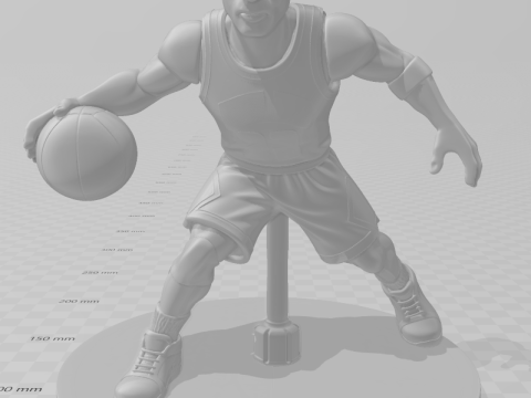 Bonecos estilo 3d manga anime estilo michael jordan caricato Modelo de impresión 3D