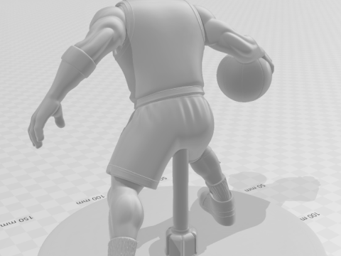 Bonecos estilo 3d manga anime estilo michael jordan caricato Modelo de impresión 3D