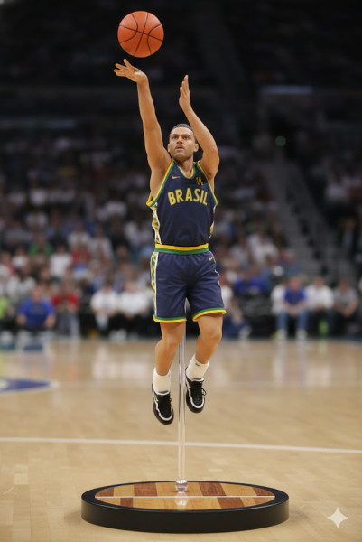 Bonecos 3d style manga anime oscar basketball brasil style caricato 3D Print Model .c4d .max .obj .3ds .fbx .stl .blend 