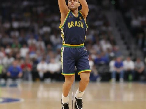 बोनकोस 3डी स्टाइल मंगा एनीमे ऑस्कर बास्केटबॉल ब्राज़ील स्टाइल कैरिकैटो 3D प्रिंट मॉडल