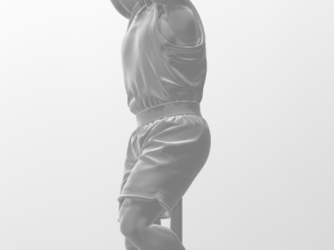 Bonecos 3d style manga anime oscar basketball brasil style caricato 3D Print Model