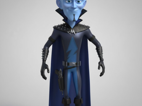 Bonecos 3d tarzı manga anime megamint megamente tarzı karikatür 3D Baskı Modeli