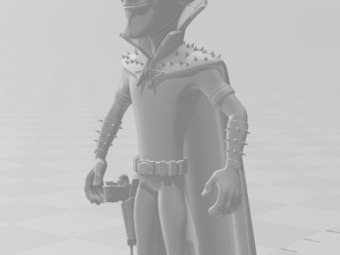 Bonecos manga anime w stylu 3D megamint megamente caricato Model do druku 3D