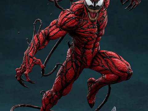 Bonecos 3d style manga anime spiderman carnificina style caricato 3D Print Model