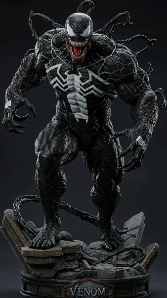 Bonecos 3d стиль манга аніме людина-павук отрута стиль caricato 3D Принт Модель .c4d .max .obj .3ds .fbx .stl .blend 