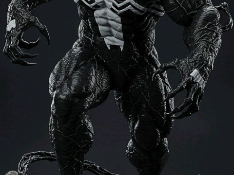 Bonecos 3d tarzı manga anime örümcek adam zehiri tarzı karikatür 3D Baskı Modeli