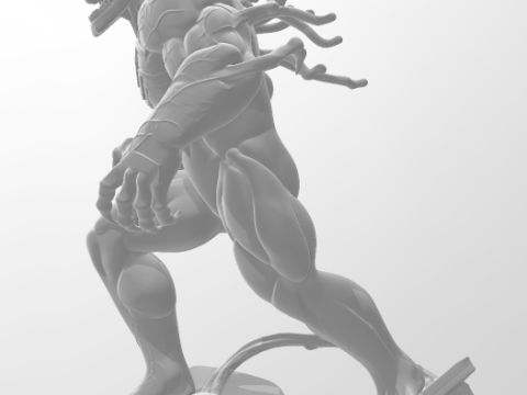 Bonecos 3d стиль манга аніме людина-павук отрута стиль caricato 3D Принт Модель