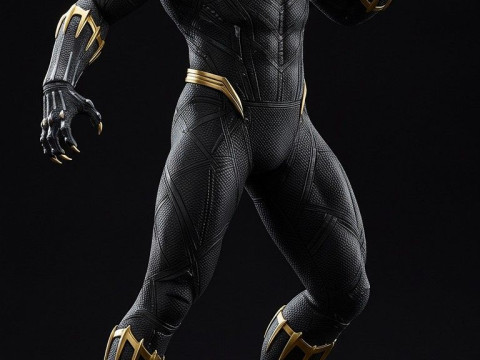 Bonecos 3d tarzı manga anime Kara panter pantera negra tarzı karikatür 3D Baskı Modeli