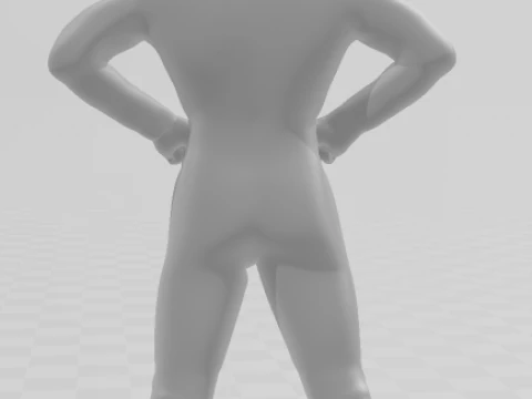 Bonecos 3d style manga anime ultraman style caricato 3D Print Model
