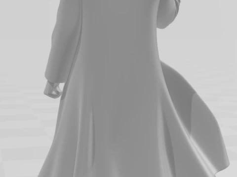 Bonecos 3d style manga anime Questo style caricato 3D Print Model