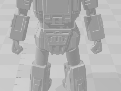 Bonecos estilo 3d manga anime jaspion daileon estilo caricato Modelo de impresión 3D