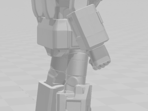 Bonecos estilo 3d manga anime jaspion daileon estilo caricato Modelo de impresión 3D