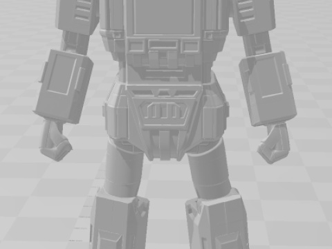 Bonecos estilo 3d manga anime jaspion daileon estilo caricato Modelo de impresión 3D