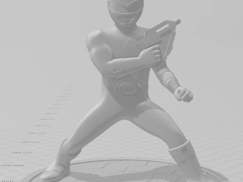 Bonecos 3d style manga anime esquadrao changeman style caricato 3D Print Model