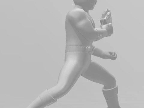 Bonecos 3d style manga anime esquadrao changeman style caricato 3D Print Model