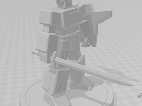 Bonecos 3d style manga anime esquadrao changeman changerobo style caricato 3D Print Model