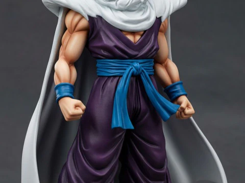 Bonecos 3d style manga anime dragonball gohan style caricato 3D Print Model