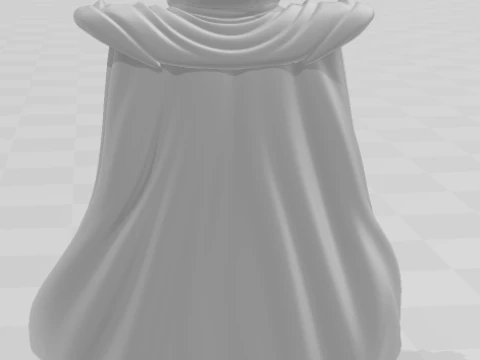 Bonecos 3d style manga anime dragonball gohan style caricato 3D Print Model