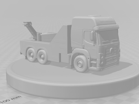 Bonecos estilo 3d manga anime town truck volks guincho estilo caricato Modelo de impresión 3D