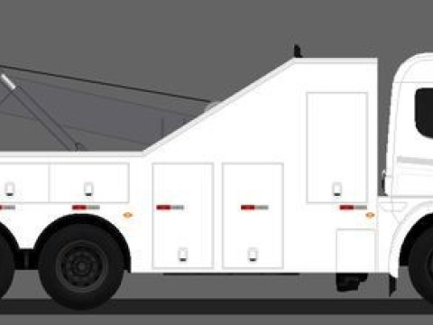 Bonecos 3d stil manga anime kasaba kamyonu scania guincho tarzı karikatür 3D Baskı Modeli