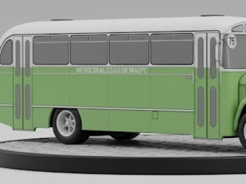 Bonecos 3d tarzı manga anime kamyon otobüs tarzı karikatür 3D Baskı Modeli