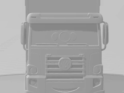 Bonecos 3d style manga anime truck bus drink bebidas style caricato 3D Print Model