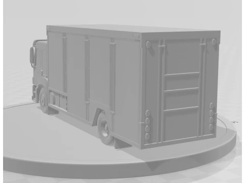 Bonecos 3d style manga anime truck bus drink bebidas style caricato 3D Print Model