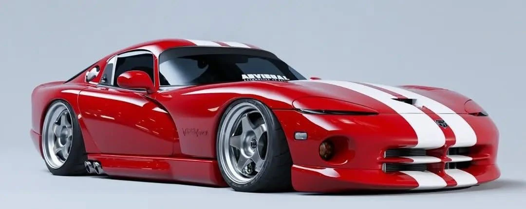 Bonecos 3d style manga anime dodge viper style caricato 3D Print Model .c4d .max .obj .3ds .fbx .stl .blend 