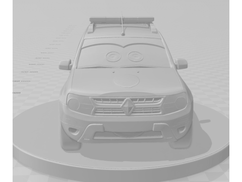 Bonecos 3d style manga anime polisi policia militar brigada pm style caricato Model Cetak 3D