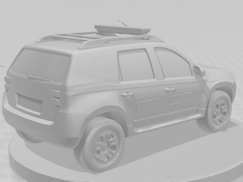 Bonecos 3d style manga anime polisi policia militar brigada pm style caricato Model Cetak 3D