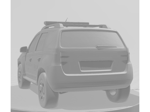 Bonecos 3d style manga anime polisi policia militar brigada pm style caricato Model Cetak 3D