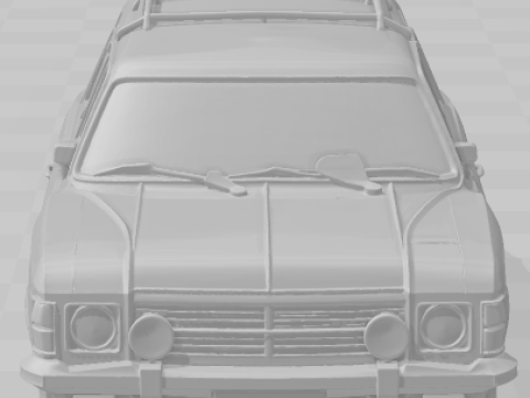 Bonecos 3d tarzı manga anime karavan vagon tarzı karikatür 3D Baskı Modeli