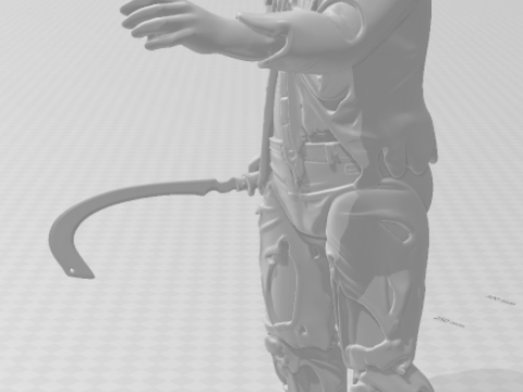 Bonecos 3d стиль манга аниме Джейсон секста 13 стиль карикато 3D Принт Модель