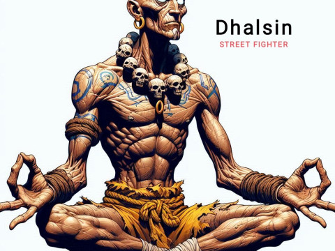 Bonecos 3d стиль манга аниме Далсин стиль уличного бойца карикато 3D Принт Модель