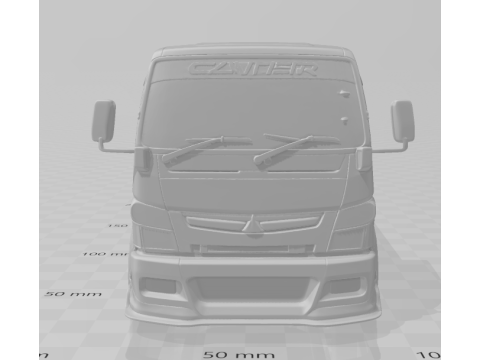 बोनकोस 3डी स्टाइल मंगा एनीमे कार ट्रक रेस स्टाइल कैरिकैटो 3D प्रिंट मॉडल