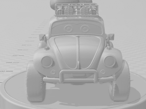 Bonecos 3D 风格漫画动漫汽车卡车赛车风格 caricato 3D 打印模型