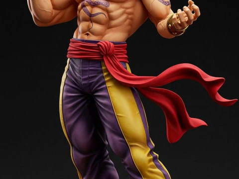 Bonecos 3d style manga anime vega street fighter style caricato 3D Print Model