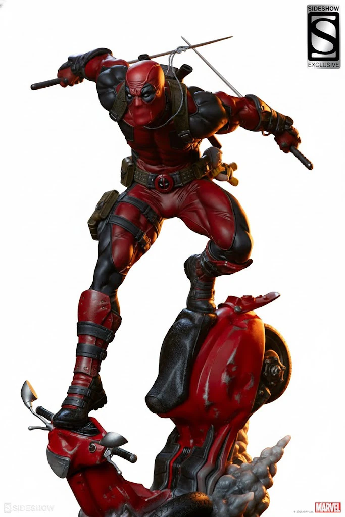 Bonecos 3d style manga anime deadpool style caricato 3D Print Model .c4d .max .obj .3ds .fbx .stl .blend