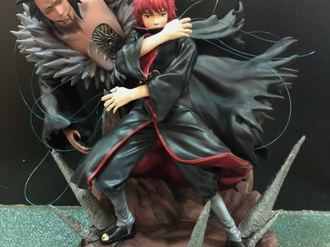 Bonecos 3D styl manga anime naruto sasori styl caricato Model do druku 3D