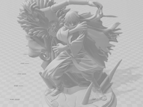 Bonecos 3d style manga anime naruto sasori style caricato 3D Print Model