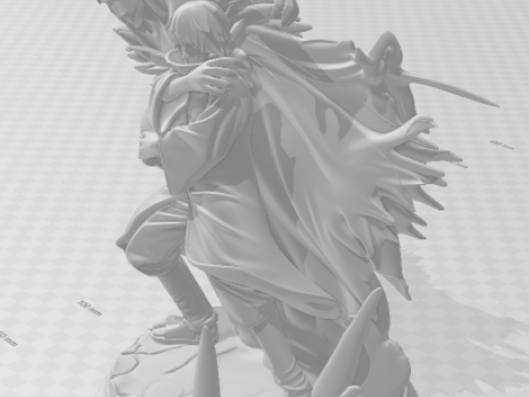 Bonecos 3d 风格漫画动漫火影忍者 sasori 风格 caricato 3D 打印模型