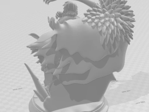 Bonecos 3d style manga anime naruto sasori style caricato 3D Print Model