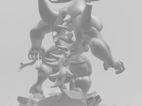 Bonecos 3d style manga anime saitama one puch man style caricato 3D Print Model