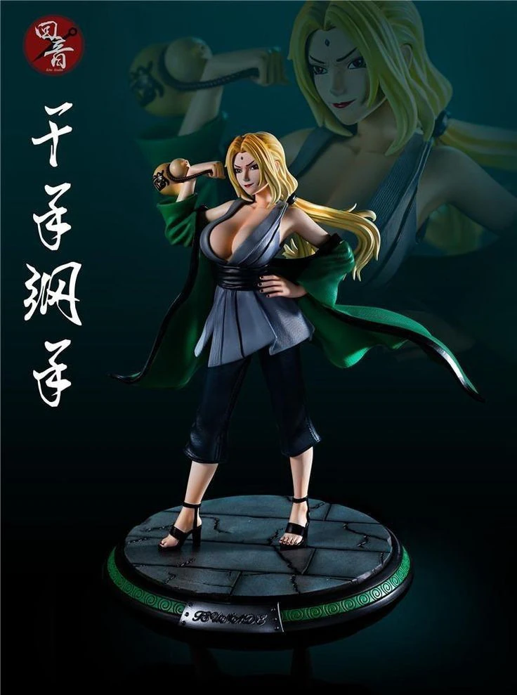 Bonecos 3d style manga anime tsunade naruto style caricato 3D Print Model .c4d .max .obj .3ds .fbx .stl .blend 