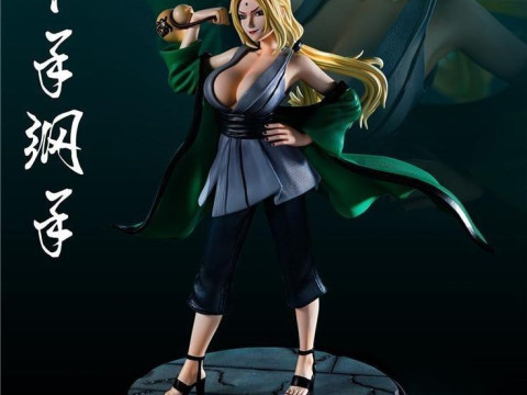 Bonecos 3d style manga anime tsunade naruto style caricato Modello di stampa 3D