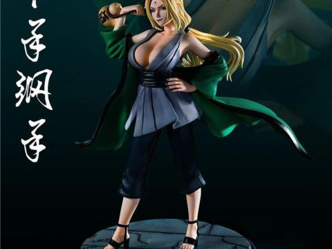 Bonecos 3D styl manga anime tsunade naruto styl caricato Model do druku 3D